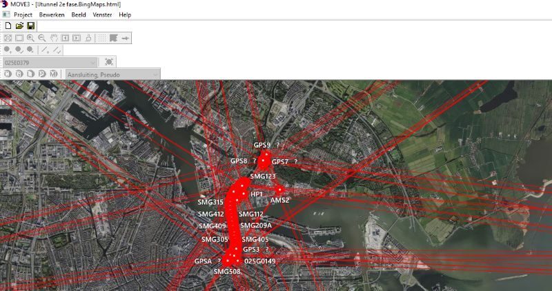 TTI Move3 screenshot tunnels Amsterdam