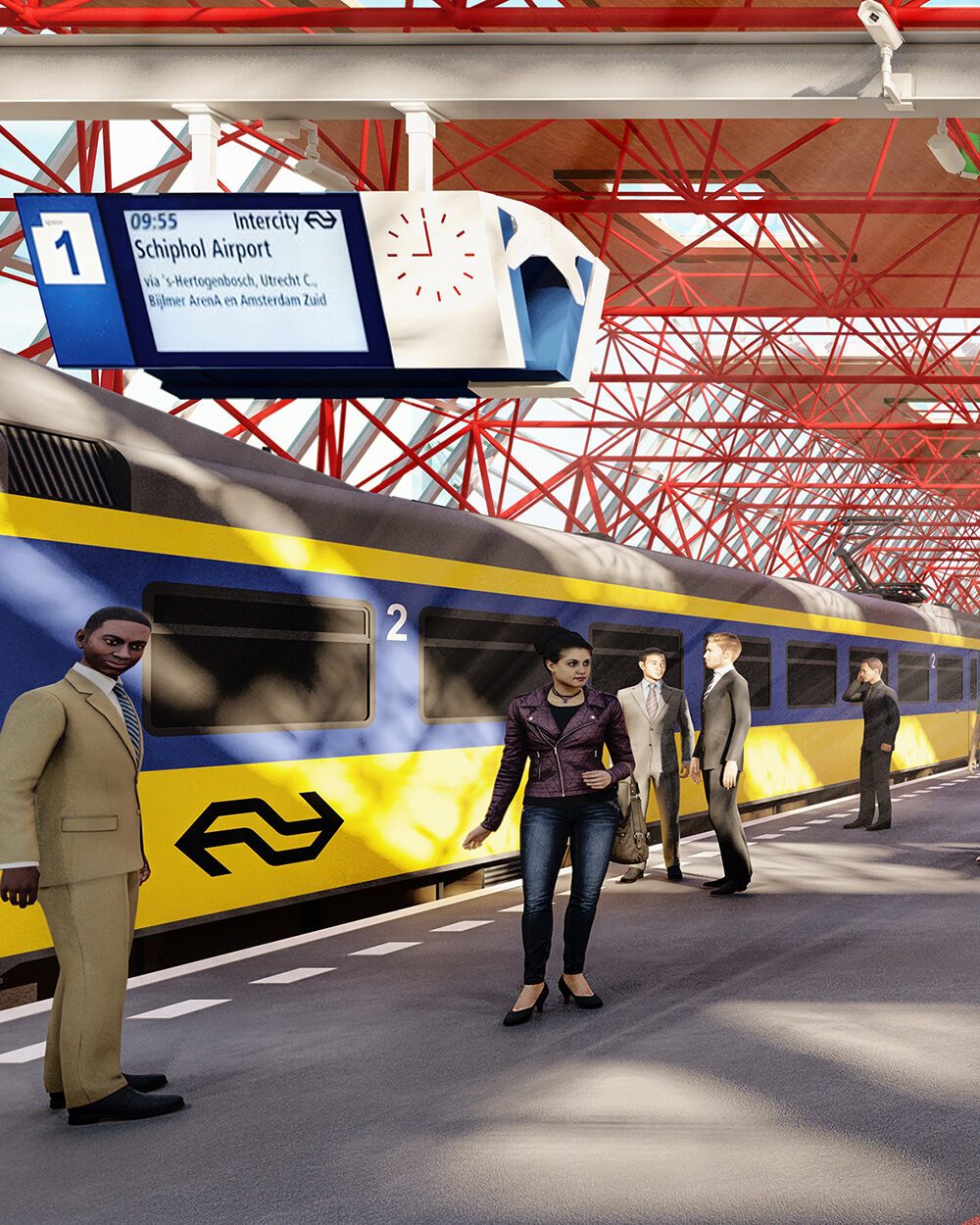 BIM | perron Almere | ingezoomd